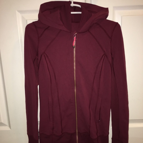 lululemon athletica Jackets & Blazers - Burgundy longer Lululemon size 6